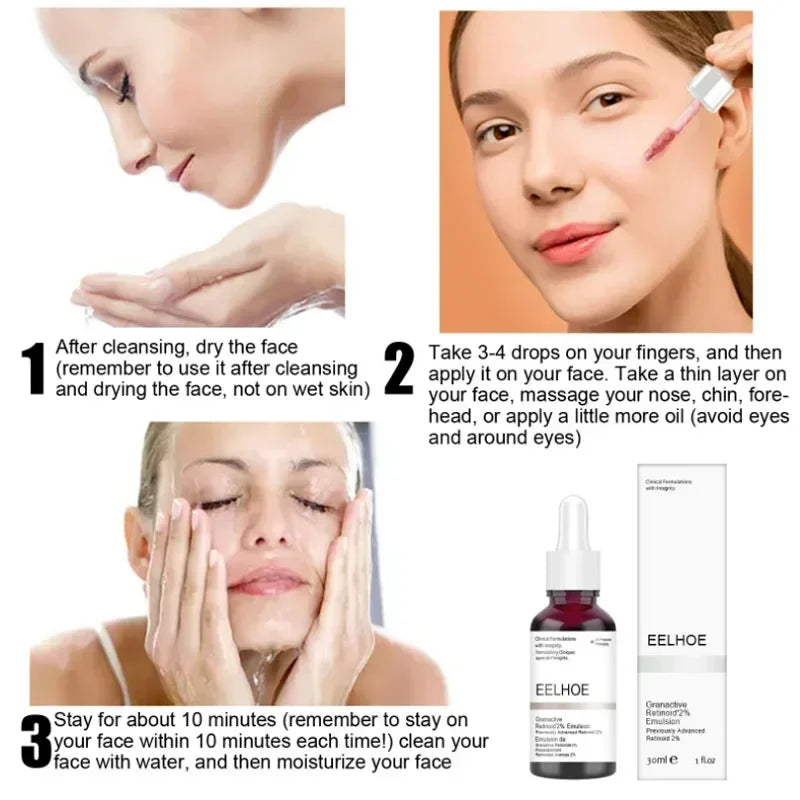 Salicylic Acid Shrink Pores Serum Fruit Acid Exfoliating Nourish Moisturizing Smooth Pores Repair Essence Products Skin Care