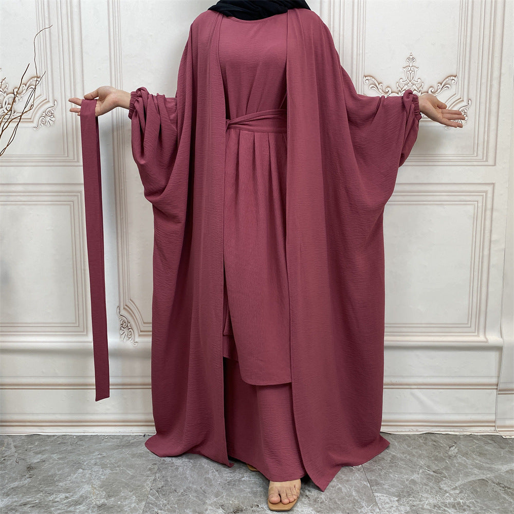 New Women's Coat Arabic Cardigan Dress